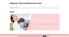 Desktop Screenshot of escuelademama.com